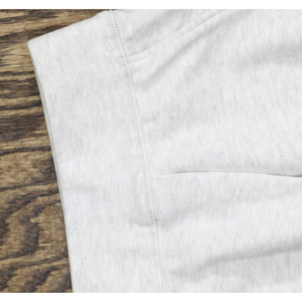 NWT Lands' End Knit High Rise Pleated Wide Leg Pants Soft Light Gray Heather M - Picture 8 of 9